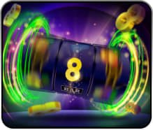 Meja kasino dengan dealer langsung yang interaktif dan slot digital